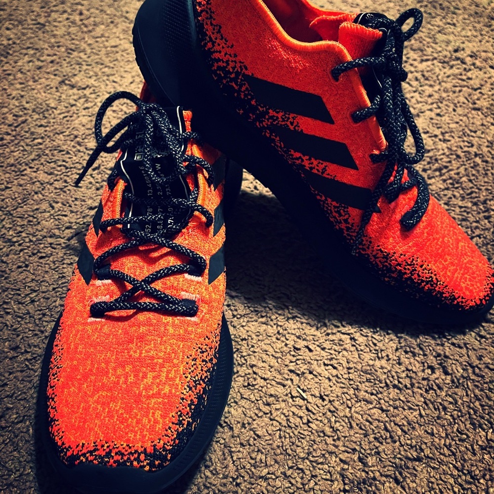 mens adidas orange shoes
